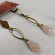 Load image into Gallery viewer, Iron Quartz Marquis Drop Earrings