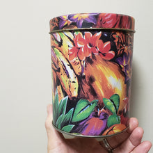 Load image into Gallery viewer, Abstract Tropical Fruit Tin Drop Earrings - Red Black