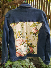 Load image into Gallery viewer, Reworked Denim Jacket - 40s Floral