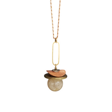 Load image into Gallery viewer, Saturna Sphere pendant necklace - Golden Rutilated Quartz