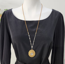 Load image into Gallery viewer, Large Vintage Oval Locket - Mixed Metals