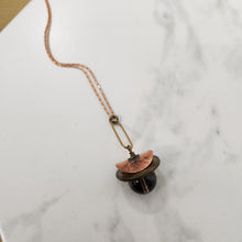 Load image into Gallery viewer, Saturna Sphere Pendant Necklace - Smoky Quartz
