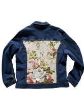 Load image into Gallery viewer, Reworked Denim Jacket - 40s Floral