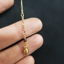 Load image into Gallery viewer, Mixed Chain Delicate Y Drop Necklace - Pyrite