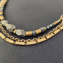 Load image into Gallery viewer, Trio Protection Collar - Pyrite, Apatite