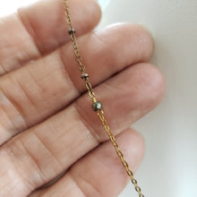 Load image into Gallery viewer, Mixed Chain Delicate Y Drop Necklace - Pyrite