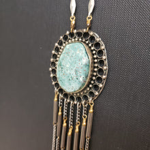 Load image into Gallery viewer, Bohemian Ocean Jasper Tassel Fringe Necklace