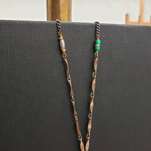 Load image into Gallery viewer, Bohemian Turquoise Tassel Fringe Necklace