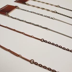 Glasses Chain Vintage Copper bar chain
