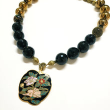 Load image into Gallery viewer, Cloisonne Black Onyx Collar
