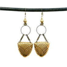 Load image into Gallery viewer, Shielded Mixed Metal Earrings
