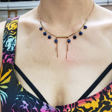 Load image into Gallery viewer, Pailette Fringe Necklace - more colors available