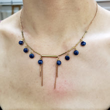 Load image into Gallery viewer, Pailette Fringe Necklace - more colors available