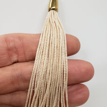 Load image into Gallery viewer, Peach Ocean Jasper Tassel Necklace