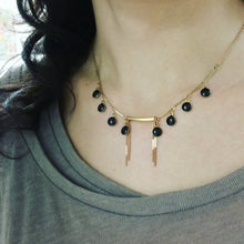 Load image into Gallery viewer, Pailette Fringe Necklace - more colors available