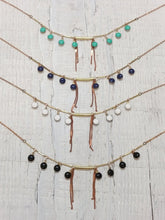 Load image into Gallery viewer, Pailette Fringe Necklace - more colors available