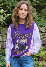 Load image into Gallery viewer, Reworked Split Tee Crewneck - Purple Rain SZ L
