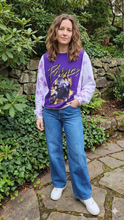 Load image into Gallery viewer, Reworked Split Tee Crewneck - Purple Rain SZ L
