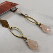Load image into Gallery viewer, Iron Quartz Marquis Drop Earrings
