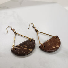 Load image into Gallery viewer, Geometric coco drop earrings
