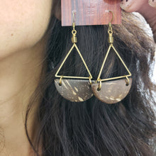 Load image into Gallery viewer, Geometric coco drop earrings
