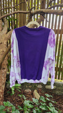 Load image into Gallery viewer, Reworked Split Tee Crewneck - Purple Rain SZ L
