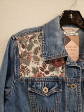 Load image into Gallery viewer, Reworked Denim Jacket - Granny Floral

