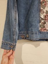 Load image into Gallery viewer, Reworked Denim Jacket - Granny Floral
