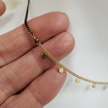 Load image into Gallery viewer, Seven Delicate Layer Necklace - Pyrite
