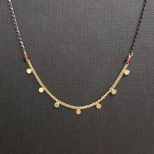 Load image into Gallery viewer, Seven Delicate Layer Necklace - Garnet
