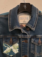 Load image into Gallery viewer, Reworked Denim Vest - Dragonfly
