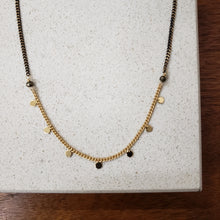 Load image into Gallery viewer, Seven Delicate Layer Necklace - Pyrite
