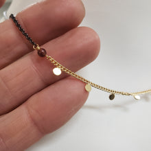 Load image into Gallery viewer, Seven Delicate Layer Necklace - Garnet
