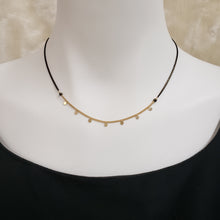 Load image into Gallery viewer, Seven Delicate Layer Necklace - Pyrite
