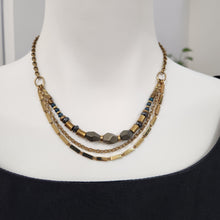 Load image into Gallery viewer, Trio Protection Collar - Pyrite, Apatite
