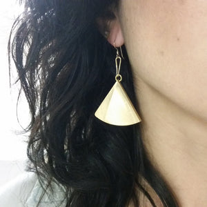 Geometric Fan Earrings