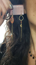 Load image into Gallery viewer, Asymmetric Stone Eye Earrings - more colors available
