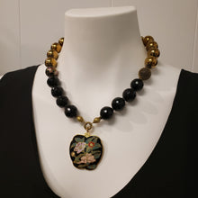 Load image into Gallery viewer, Cloisonne Black Onyx Collar
