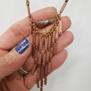 Copper Waterfall Necklace