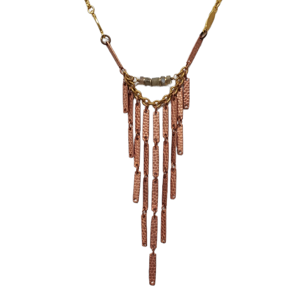 Copper Waterfall Necklace