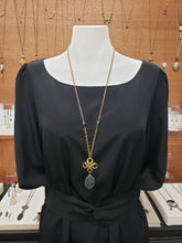 Load image into Gallery viewer, Larvikite Cross Necklace
