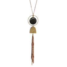 Load image into Gallery viewer, Domed Tassel - Ocean Jasper
