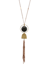 Load image into Gallery viewer, Domed Tassel - Ocean Jasper
