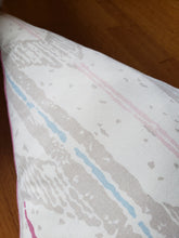 Load image into Gallery viewer, Neutral Aztec Chevron PomPom Triangle Pillow

