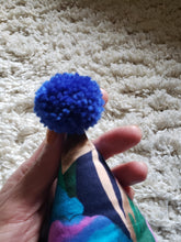 Load image into Gallery viewer, Bird In Paradise Pompom Triangle Pillow
